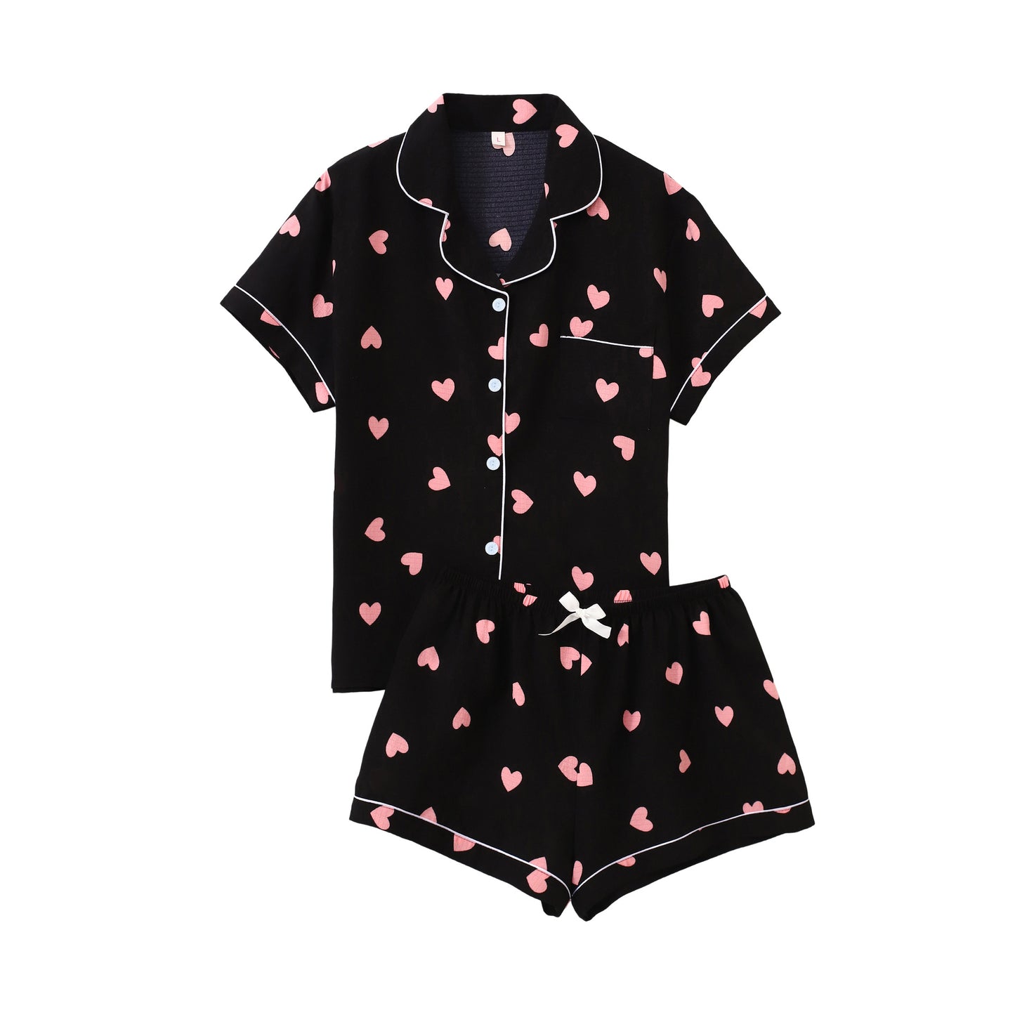 Women’s Printed Short Sleeve Pajama Set