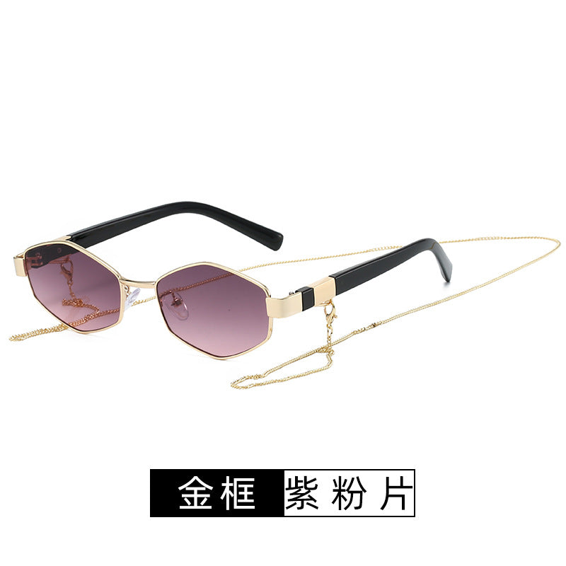Women’s Polygonal Metal Fashion Sunglasses
