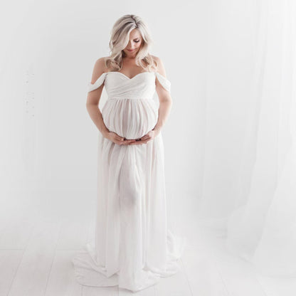 Women’s Chiffon Maternity Photography Maxi Dress