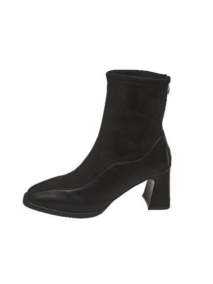 Women’s French Vintage Suede Sock Ankle Boots