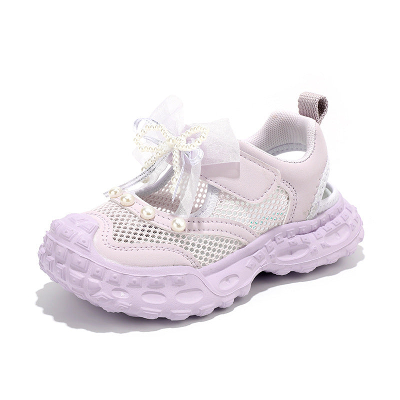 Girls’ Breathable Mesh Beach Sandals