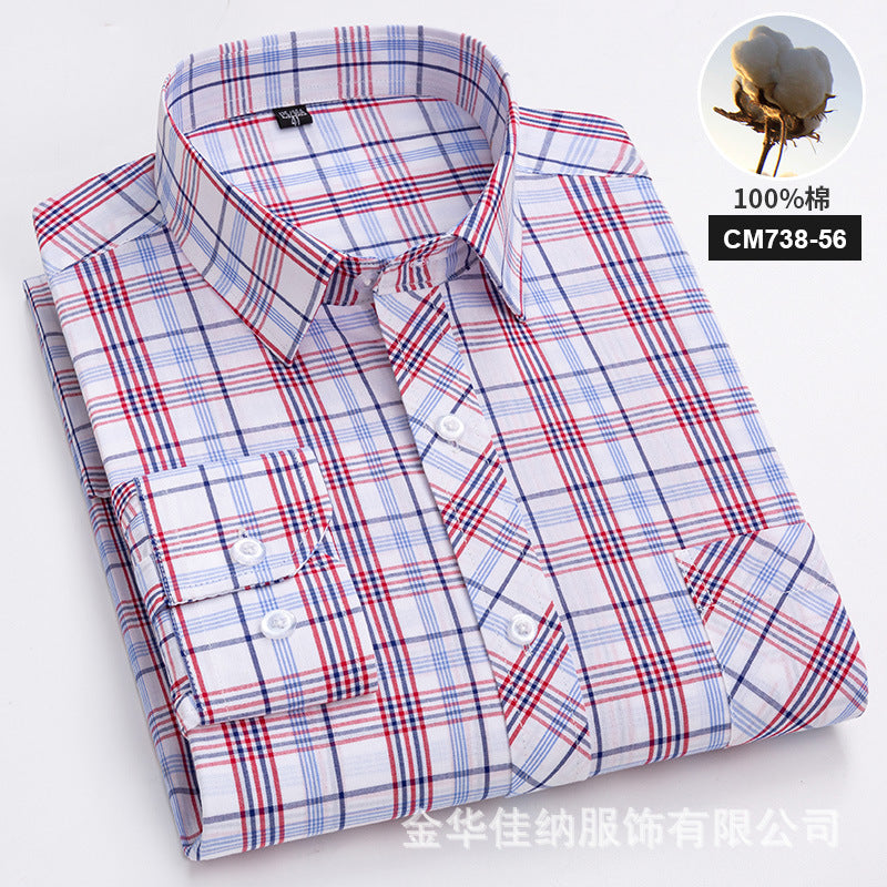 Men’s Cotton Check Casual Shirt