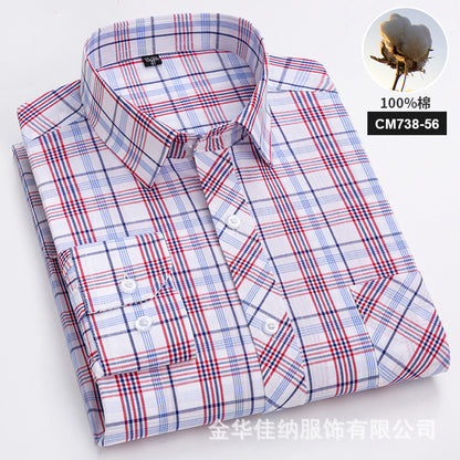 Men’s Cotton Check Casual Shirt