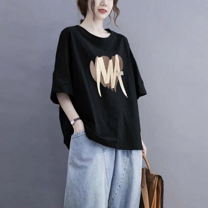 Women’s Plus Size Loose-Fit Casual T-Shirt