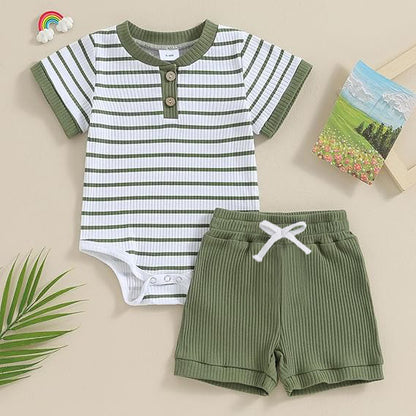 Baby Summer Short Sleeve Romper Jumpsuit