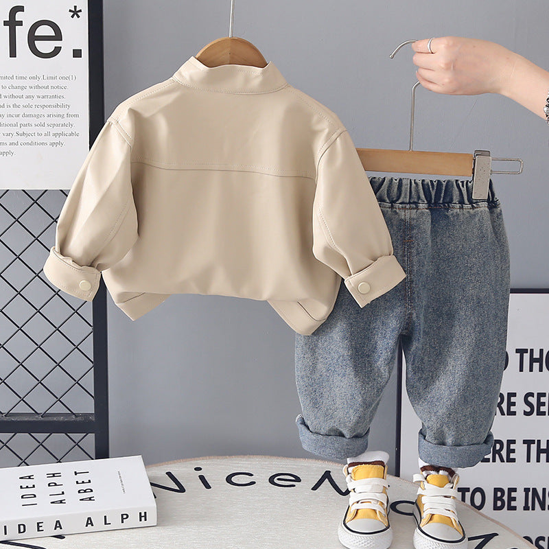 Boys’ Long Sleeve 3-Piece Outfit Set