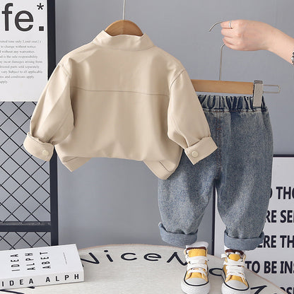 Boys’ Long Sleeve 3-Piece Outfit Set