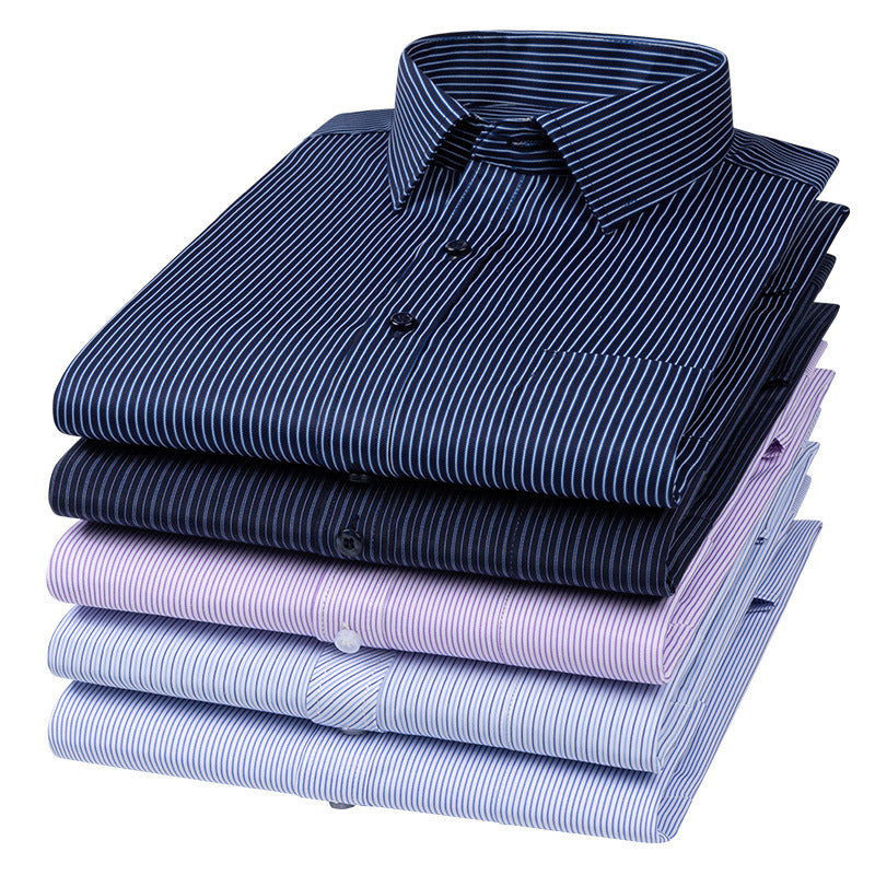 Men’s Cotton Plaid Long-Sleeve Casual Shirt