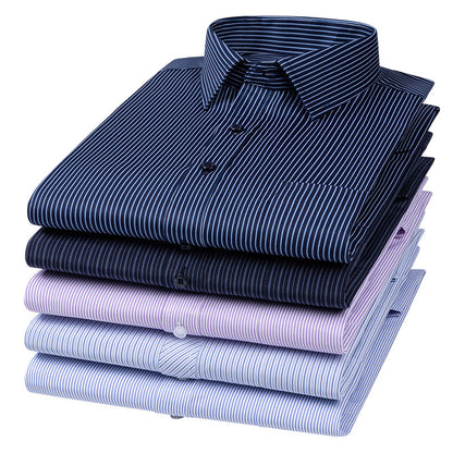 Men’s Cotton Plaid Long-Sleeve Casual Shirt