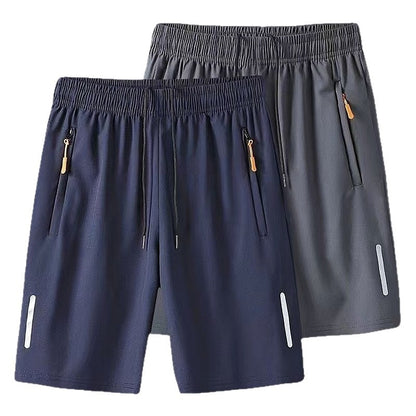 Men’s Ice Silk Quick-Dry Sports Shorts