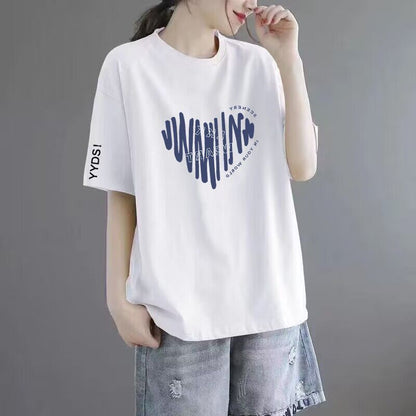 Women’s Printed Loose-Fit Short Sleeve T-Shirt