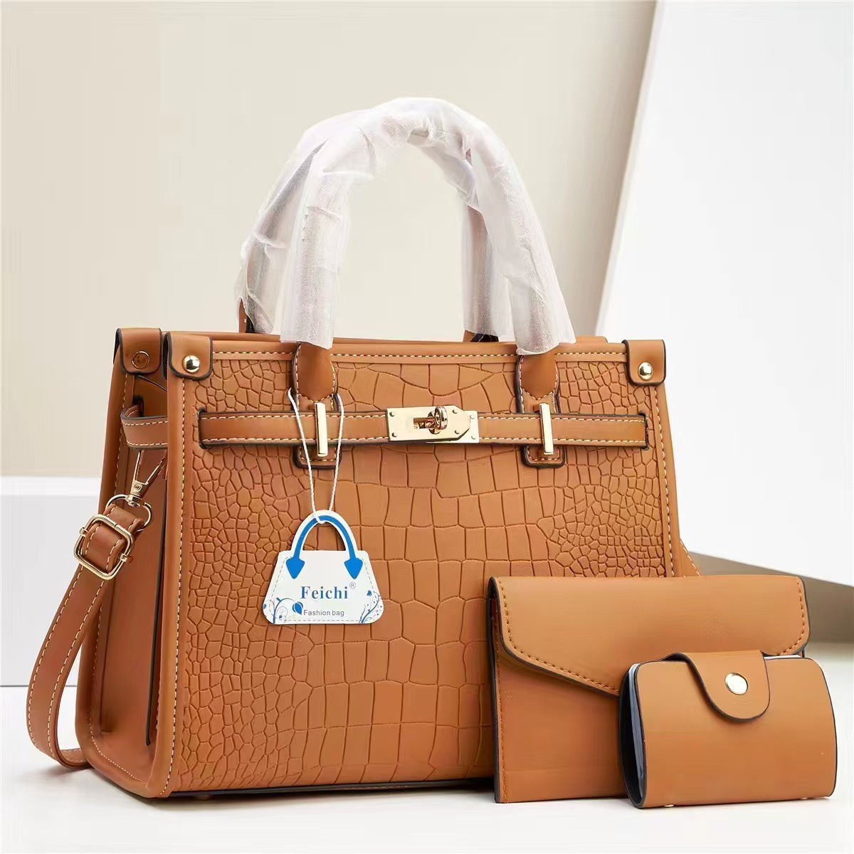 Women’s Macaron 3-Piece Handbag Set