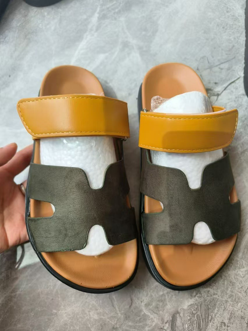 Women’s Color-Block Platform Comfort Slippers