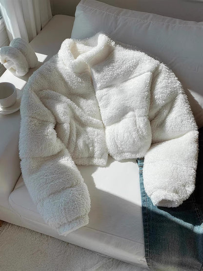 Women’s Furry Stand Collar Winter Jacket