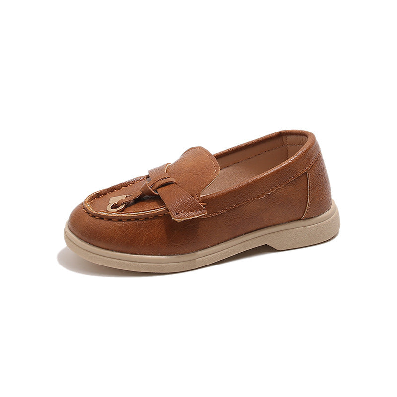 Kids’ British Style Casual Loafer Shoe
