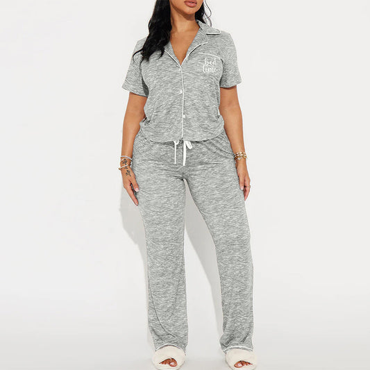 Women’s Embroidered Pajama Set