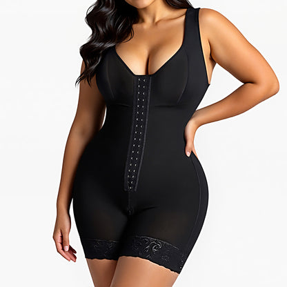 Factory direct sales of shapewear bodysuits, cross-border high-waisted hip-lifting, strong tummy control, one-piece zipper shapewear shapewear