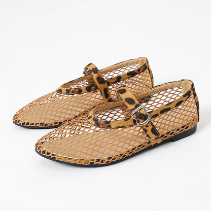 Women’s Breathable Mesh Mary Jane Flats