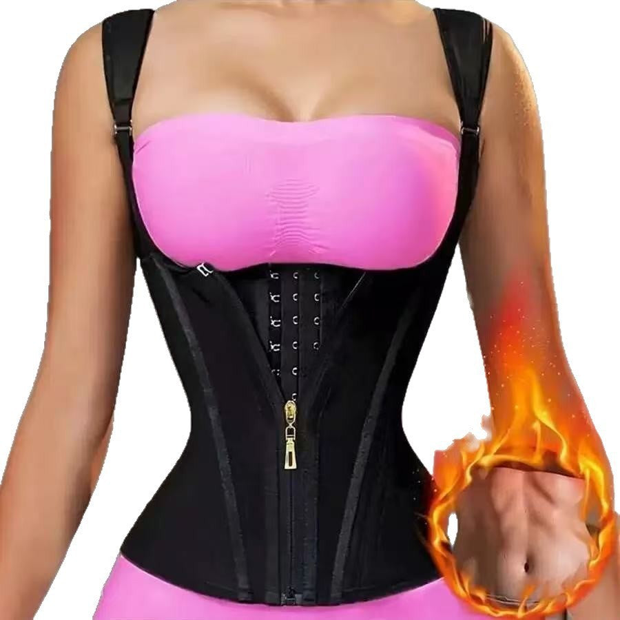 Cross-border abdominal belt waist postpartum autumn and winter plus-size double-layer women's slimming abdominal tucking warm belt spot wholesale