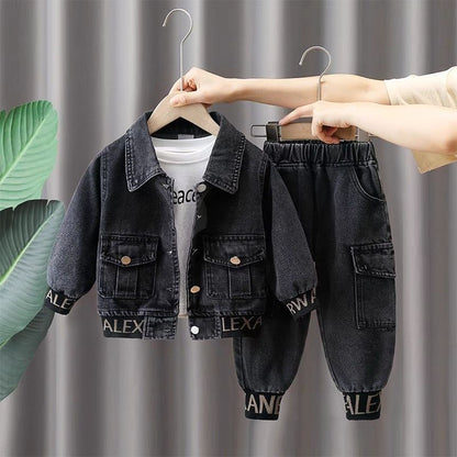 Boys’ Denim Two-Piece Outfit Set
