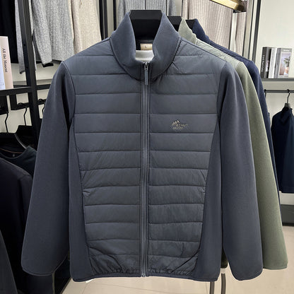 Men’s Warm Fleece Stand Collar Jacket