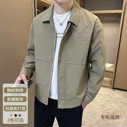 Men’s Casual Lapel Cargo Jacket
