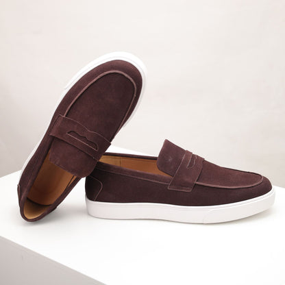 Men’s Breathable Suede Slip-On Loafers