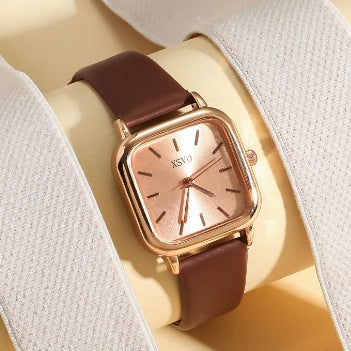 Women’s Roman Dial Square Quartz Watch