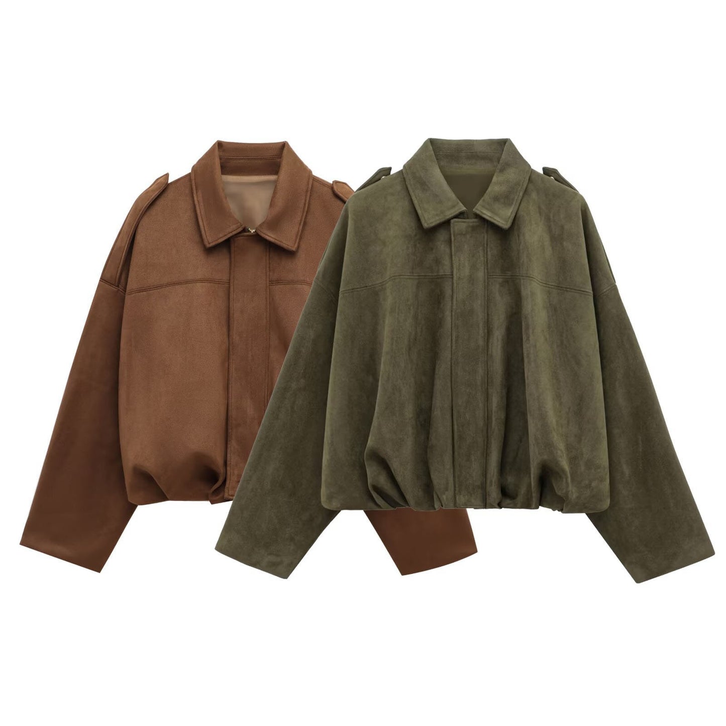 Women’s Suede Bomber Jacket