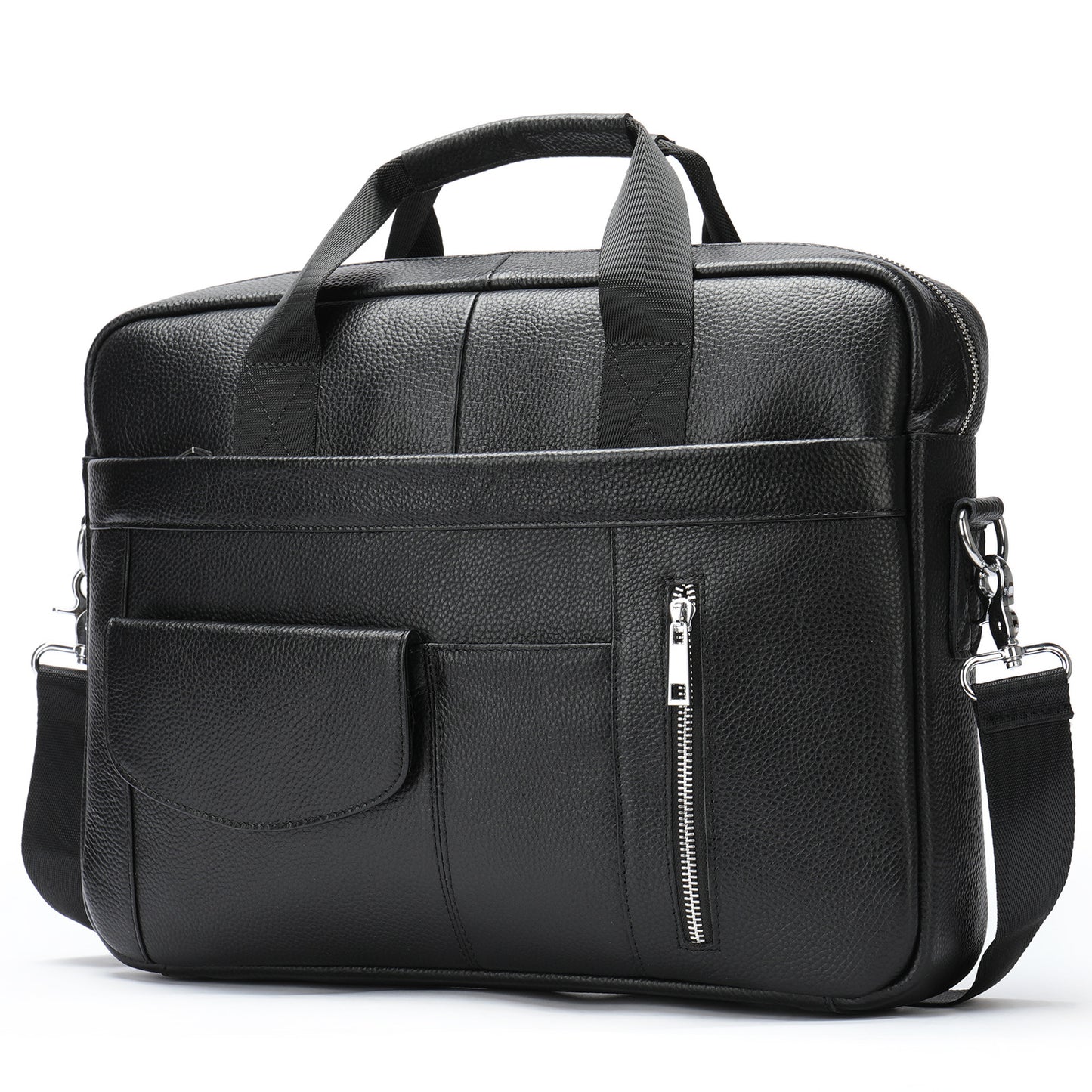 Men’s Genuine Leather Business Briefcase (14-Inch)