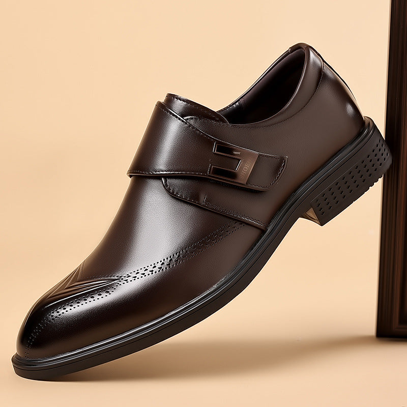 Men’s First-Layer Cowhide Business Casual Leather Shoes