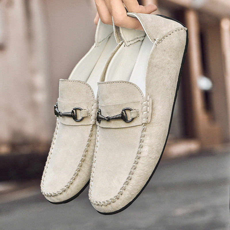 Men’s Genuine Leather Casual Slip-On Loafers
