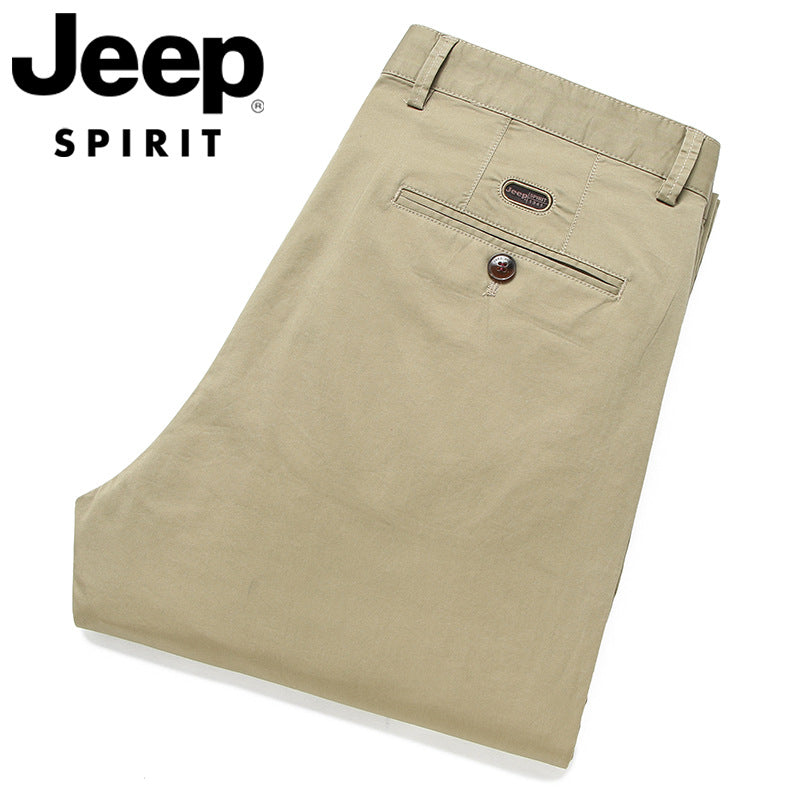 Men’s Lightweight Cotton Casual Business Pants