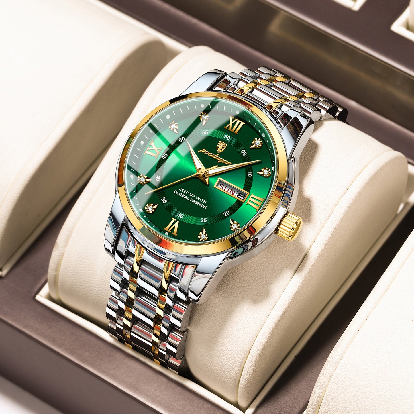 Men’s Waterproof Luminous Quartz Watch