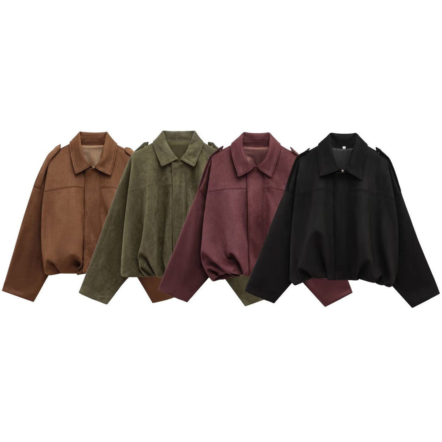 Women’s Suede Bomber Jacket
