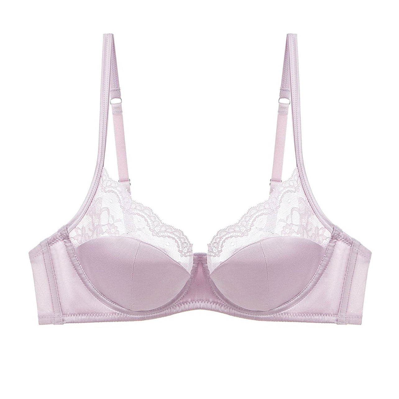 Women’s Seamless Lace Underwire Bra (Plus Size Support)