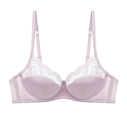 Women’s Seamless Lace Underwire Bra (Plus Size Support)