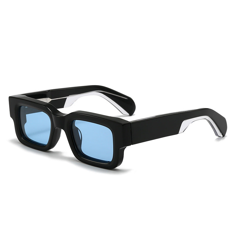 Unisex Box Frame Polarized Fashion Sunglasses