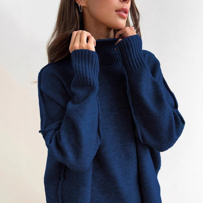 Women’s Turtleneck Knit Sweater & Pants Set