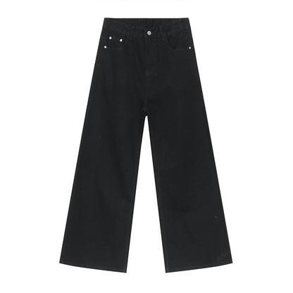 Men’s Vintage Washed Straight-Leg Jeans