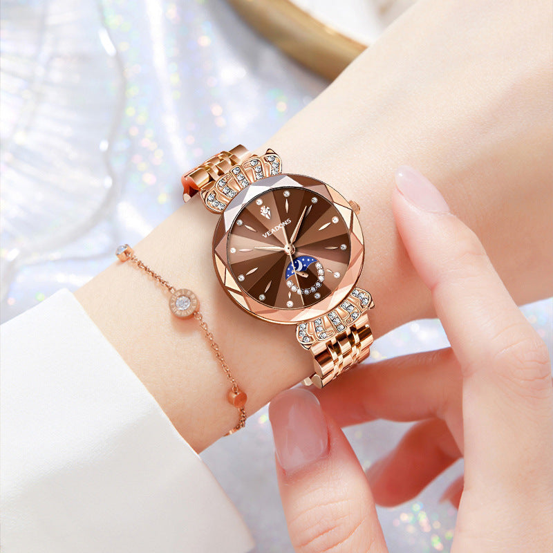 Women’s Diamond Accent Luxury Quartz Watch