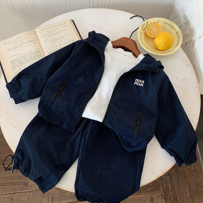 Kids’ Softshell Hooded Jacket & Pants Set