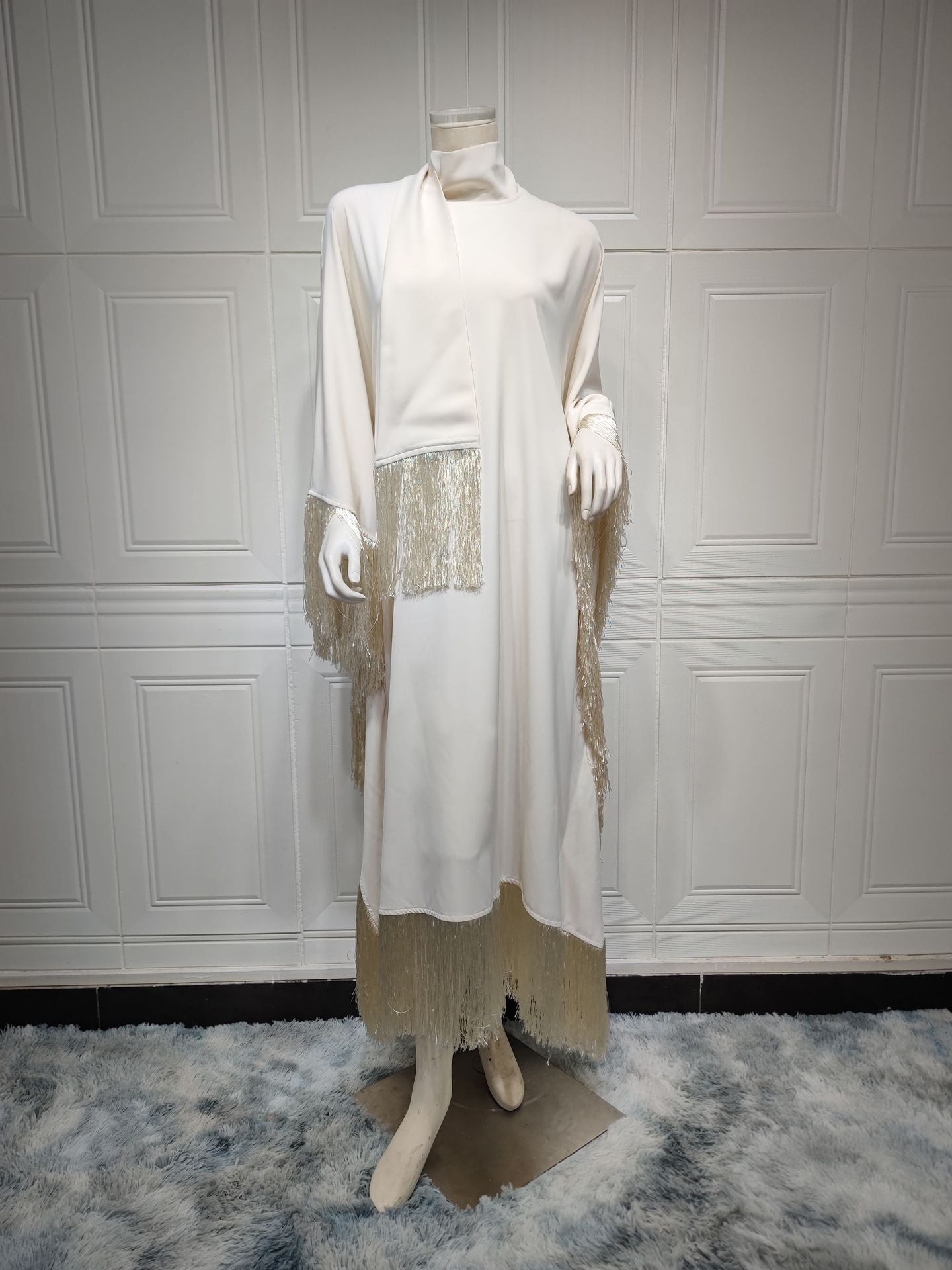 Women’s Tassel Pullover Long Dress