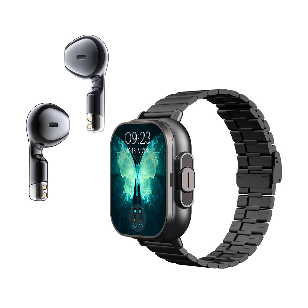 D8 Smart Watch & Bluetooth Earbuds 2-in-1