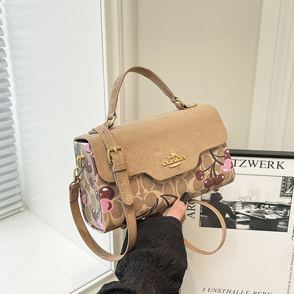 Women’s Vintage Matte Small Square Crossbody Bag