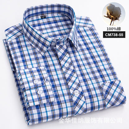 Men’s Cotton Check Casual Shirt