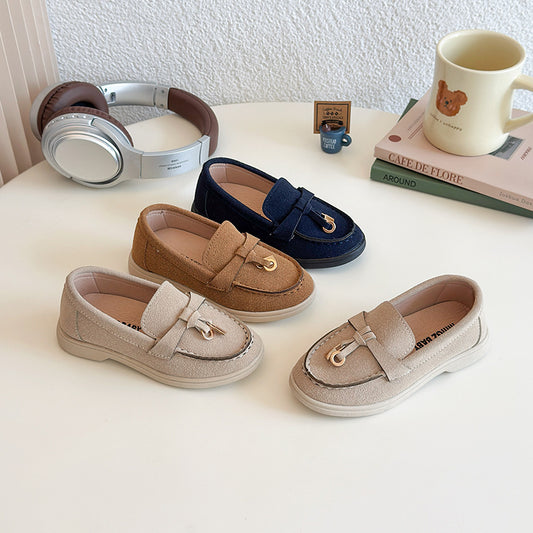 Kids’ British Style Casual Loafer Shoe