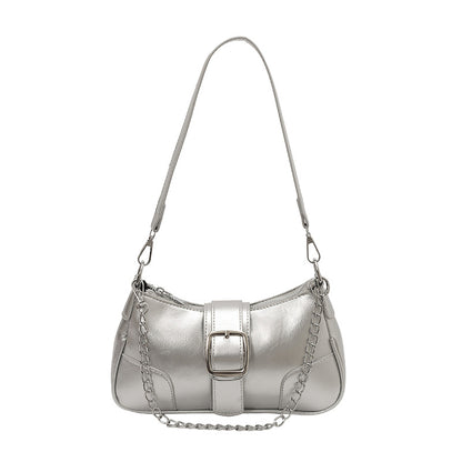 Women’s French Chain Baguette Shoulder Bag