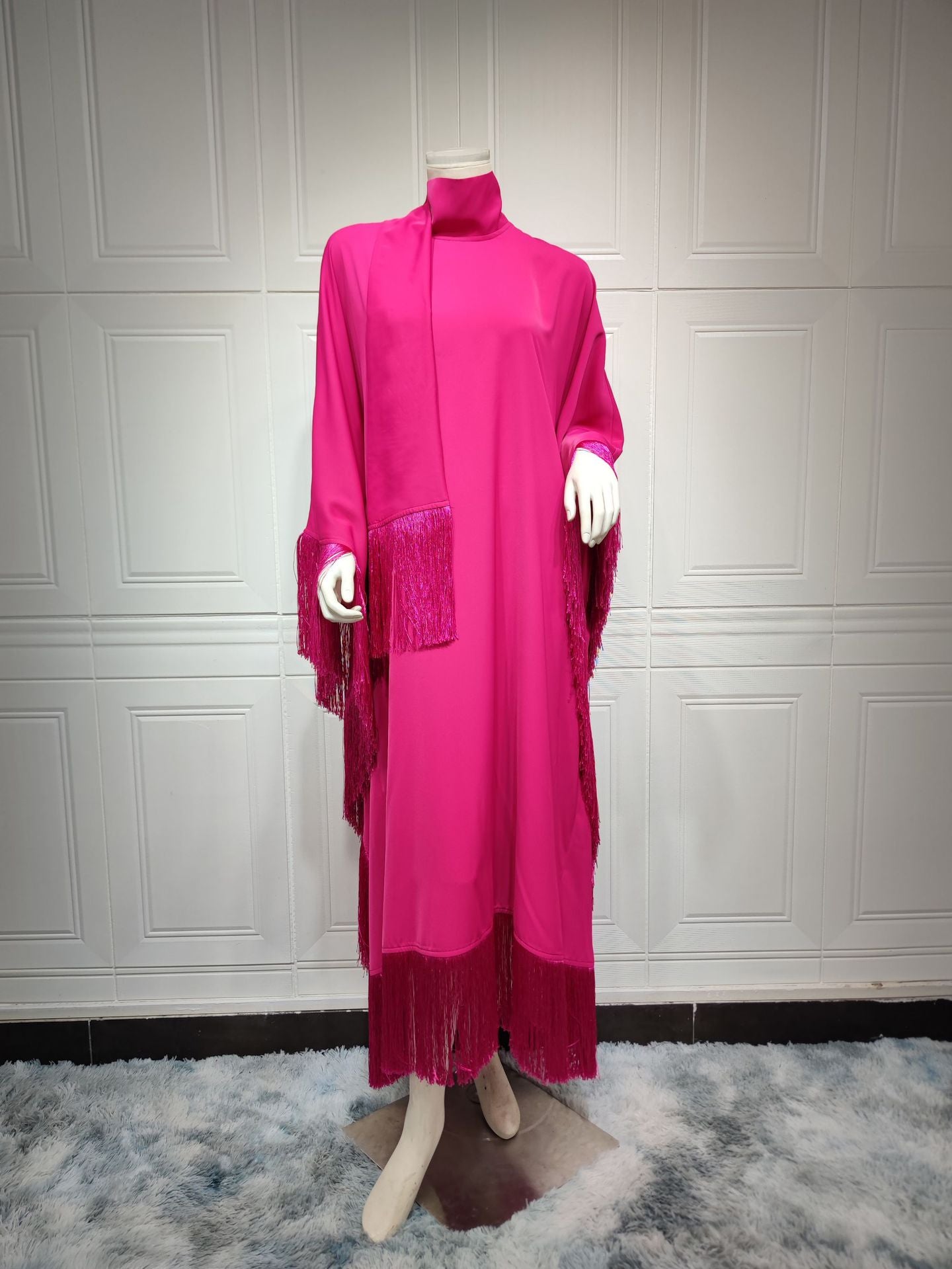 Women’s Tassel Pullover Long Dress
