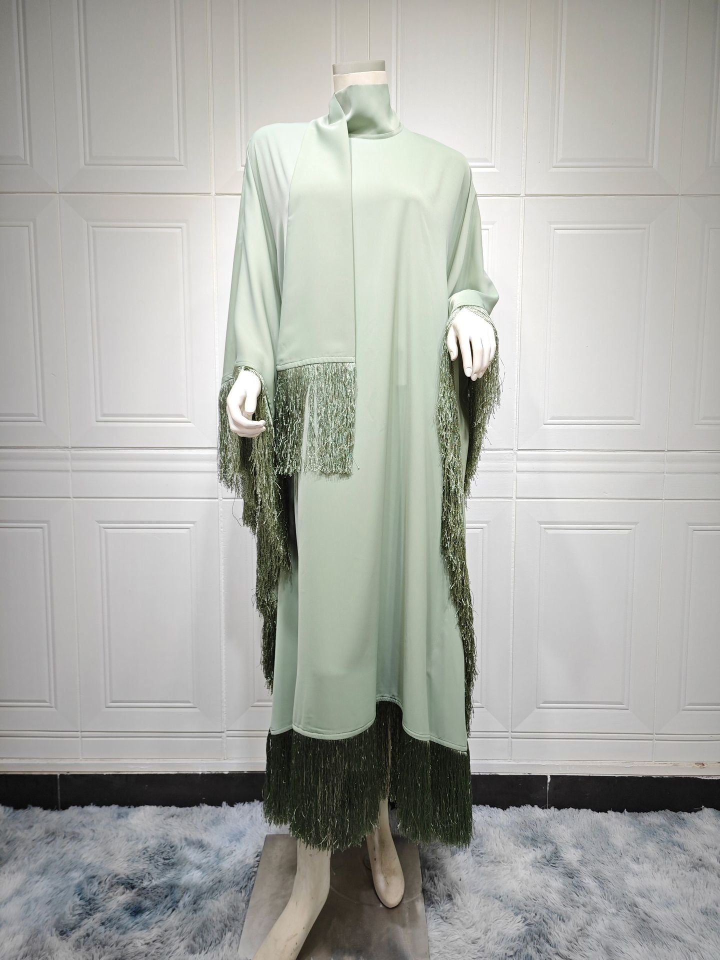 Women’s Tassel Pullover Long Dress